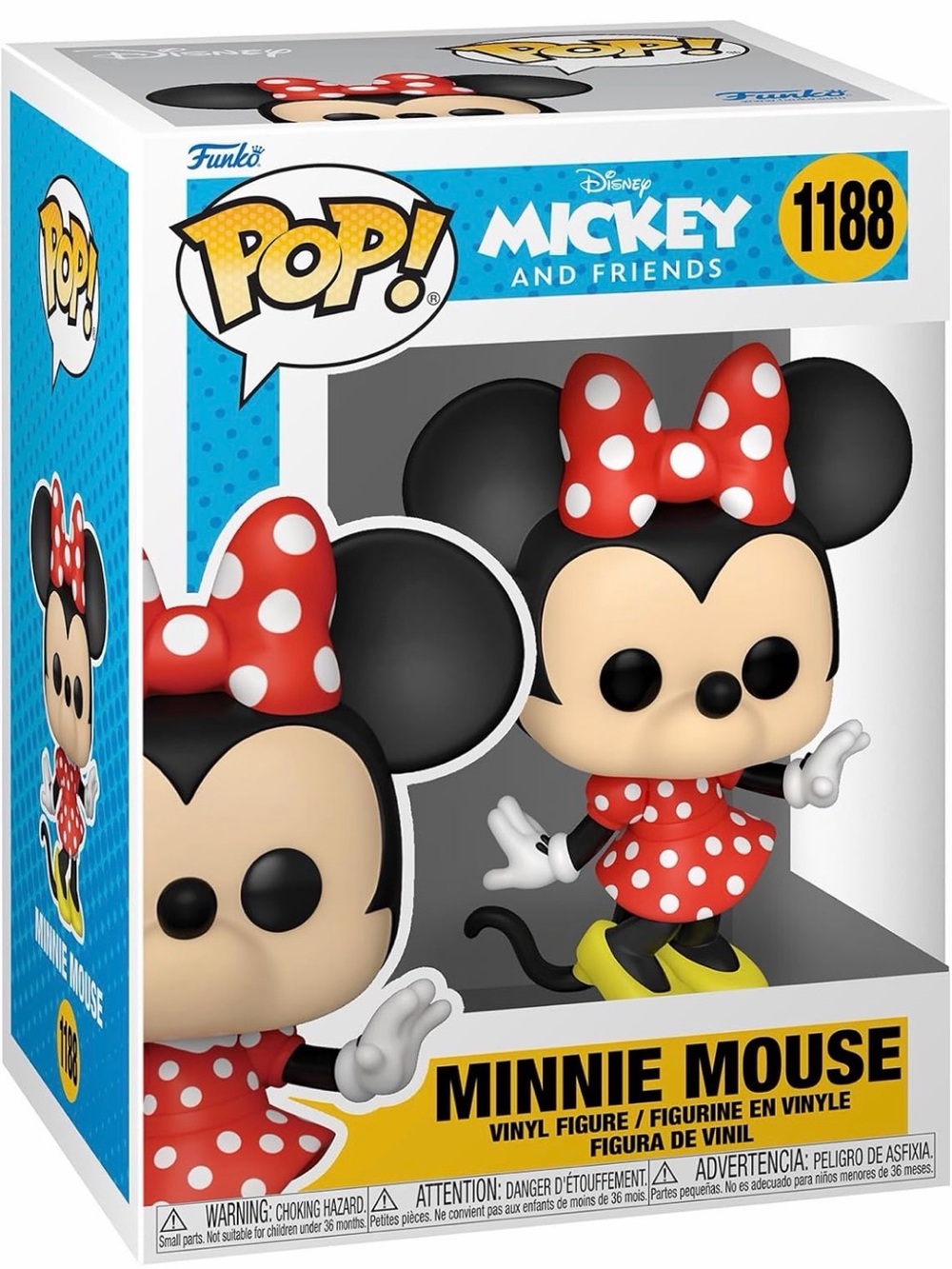 Funko Minnie Mouse POP! Figure in Red & White Polka Dot Outfit